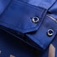 thumbnail image 5 of Camisas s Para Hombre Camisa informal de manga larga con estampado de solapa holgada para hombre (Navy, L), 5 of 7