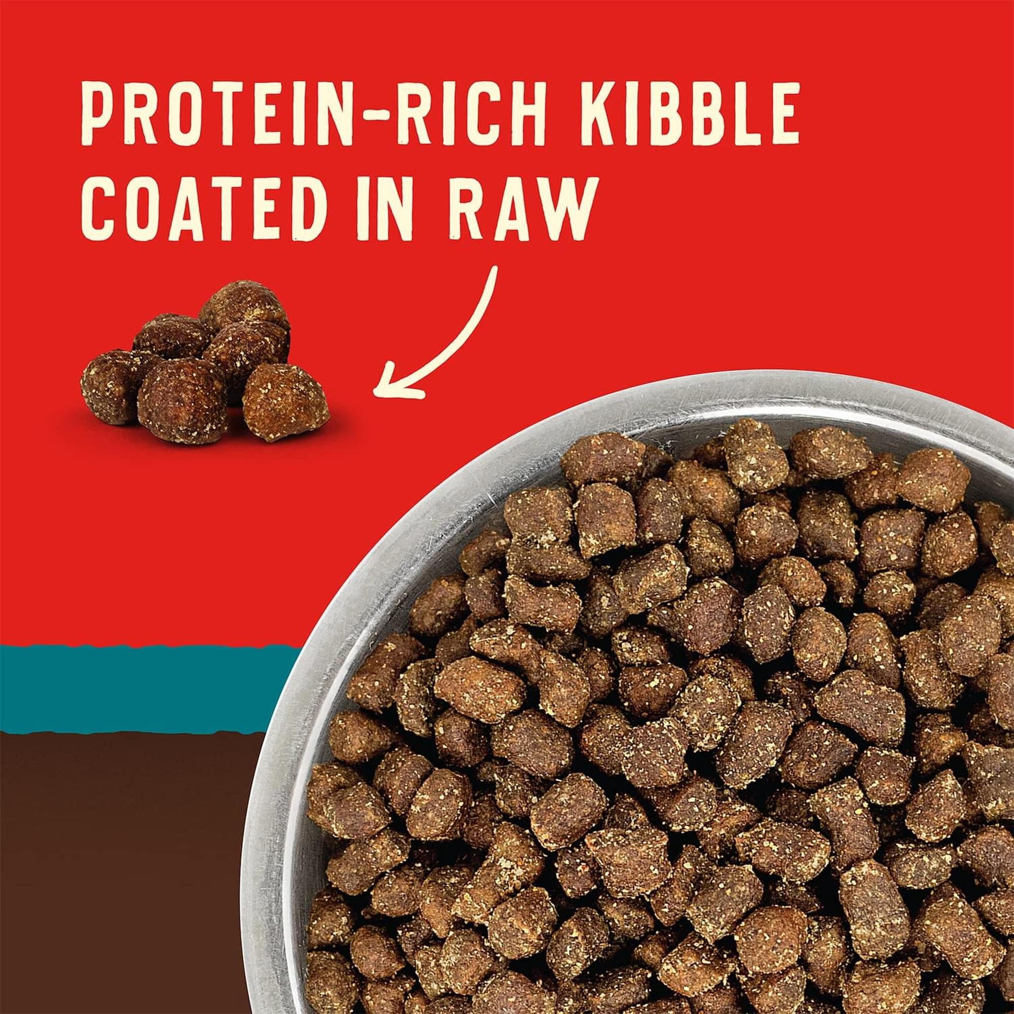 Stella & Chewy's Wild Red Raw Coated Kibble for Dogs - Grain & Legume Free Ocean Recipe - 21 Pound Bag