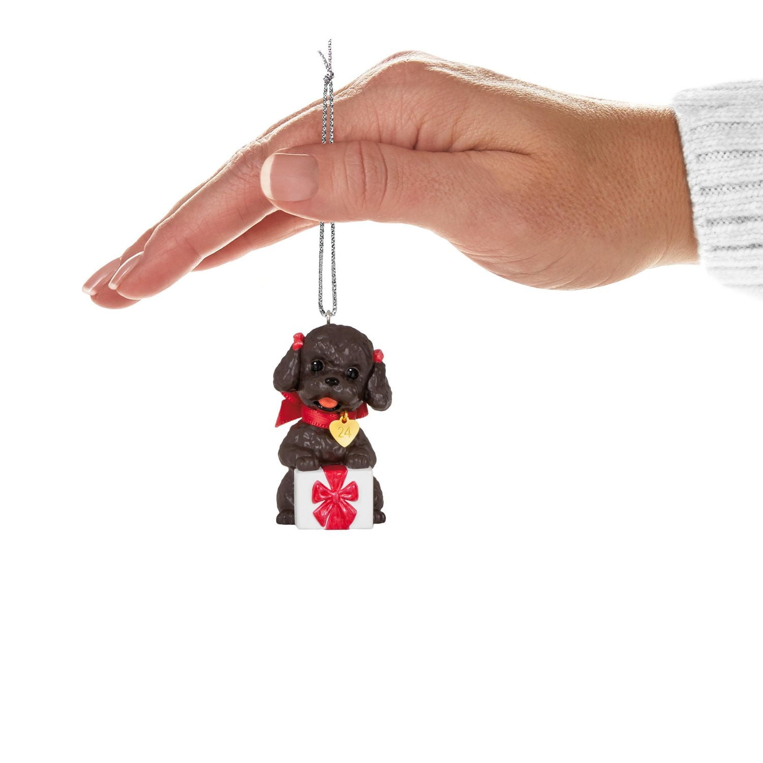 Hallmark Keepsake Christmas Ornament (Puppy Love Poodle 2024)
