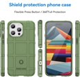 thumbnail image 2 of for Apple iPhone 15 Pro Max Case for Man, Heavy Duty Shockproof Phone Case Support Wireless Charging Cover for iPhone 15 Pro Max HD Green, 2 of 16