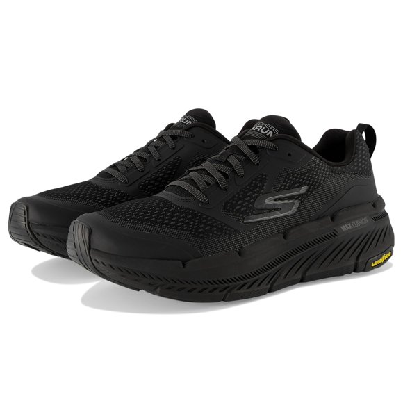 Skechers Men's Max Cushioning Premier Vantage 2.0 Sneaker, Black/Charcoal, 11.5 X-Wide
