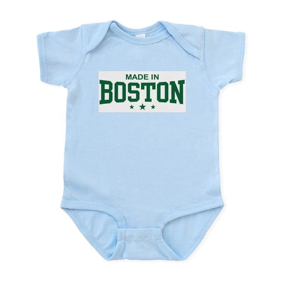 CafePress - Made In Boston Infant Bodysuit - Baby Light Bodysuit, Size Newborn - 24 Months