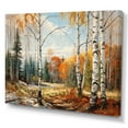 thumbnail image 2 of Designart "Seasonal Birch Birch Wood II" Tree Birch Wall Decor, 2 of 5
