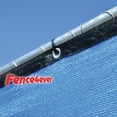 thumbnail image 6 of Fence4ever Blue 4' x 50' 4 ft tall Fence Privacy Screen Windscreen Shade Cover Mesh Fabric Tarp, 6 of 6