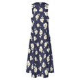 thumbnail image 5 of Cute Daisies Print Dress Floral Blossom Maxi Dress Street Style Casual Long Dresses Women Sleeveless Graphic Oversize Vestido, 5 of 7