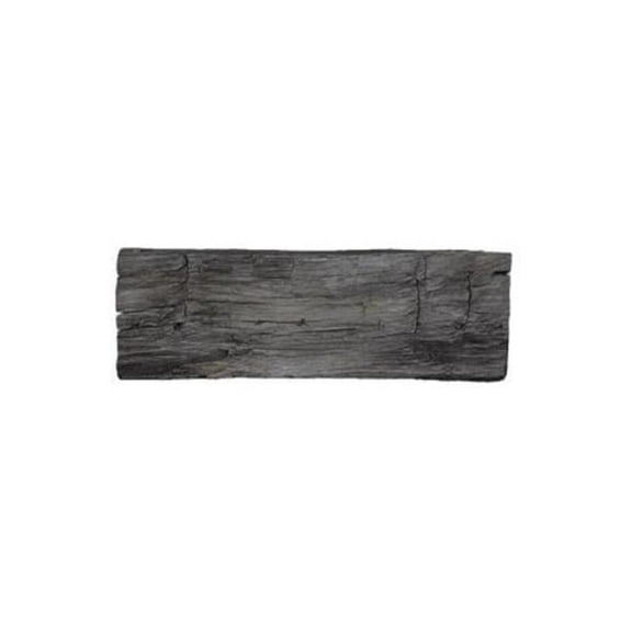 Lexington Hearth HB-2-LH-WG 2 ft. Extension Hayloft Beam Fireplace Mantel, Weathered Gray
