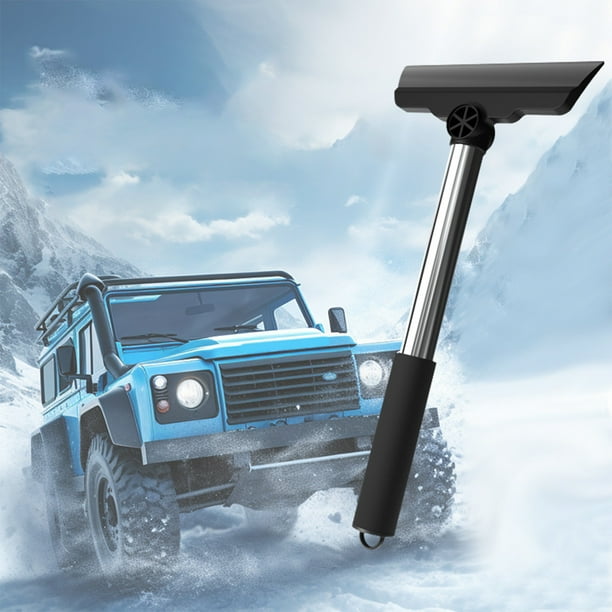 Lisbinx - Herramienta multifuncional para descongelar y deshielo de coches, rascador de nieve para ventanas de invierno, limpiaparabrisas doméstico