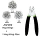 thumbnail image 2 of Kit de alicates Hog Ring TFUTLT con 270 anillos de acero galvanizado, 2 of 7