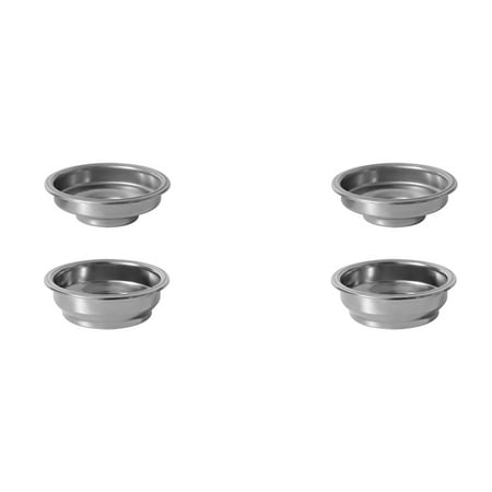 

4PCS Stainless Steel 58mm Coffee Tea Filter Basket for Espresso Coffee Machine Accessories Pressurized Bowl