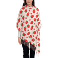 thumbnail image 3 of Kdxio Strawberries Women's Scarf Womens Winter Scarf, Fashion Scarfs for Women, Shawls and Wraps, Long Blanket Scarf, 3 of 8