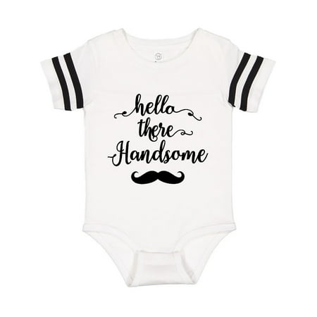 

Inktastic Hello Handsome Gift Baby Boy Bodysuit
