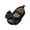 Black, variant on Girls Sandals Spring Bow Princess Shoes Baby Girl Baby Soft Soles Non Toddler Girl Shoes Black
