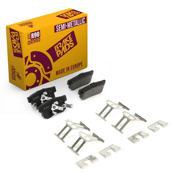 Metrix Premium Chassis Parts - Rear Semi-Metallic Disc Brake Pad Set D1086 Fits 2005-2016 Honda CR-V, 2010-2011 Honda Accord Crosstour, 2012-2015 Crosstour, 2010-2012 Acura RDX, Made in Europe