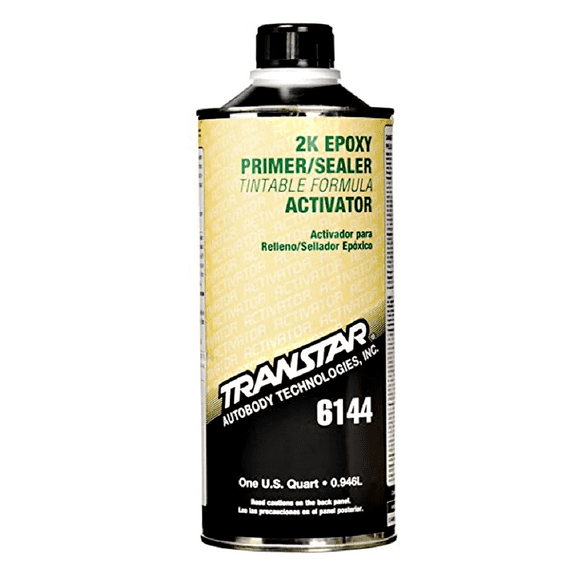 Transtar Autobody Products 6144 - 2K Epoxy Primer/Sealer Activator - 1 qt - 1:1 Mixing