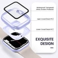 thumbnail image 4 of [2 in 1] for Waterproof Apple Watch Screen Protector Case SE Series 6 5 4 40mm, 360 Protective PC Face Cover Built-in Tempered Glass, Front & Back Bumper for iWatch SE 6 5 4 SE 2022 Accessories, 4 of 5