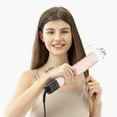 thumbnail image 5 of Air Straightener Flat Iron, IG INGLAM 2 in 1 Wet to Dry for Hair Styling, 200 Million Negative Ions, No Heat Damage for All Hair Types, Light Pink, 5 of 8