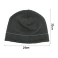 thumbnail image 5 of Toudaret  Warm Beanie for Men Women Cuffed Thick Fleece Winter Hat Elastic Skull Cap for Winter Outdoor Running Riding Skiing, 5 of 8