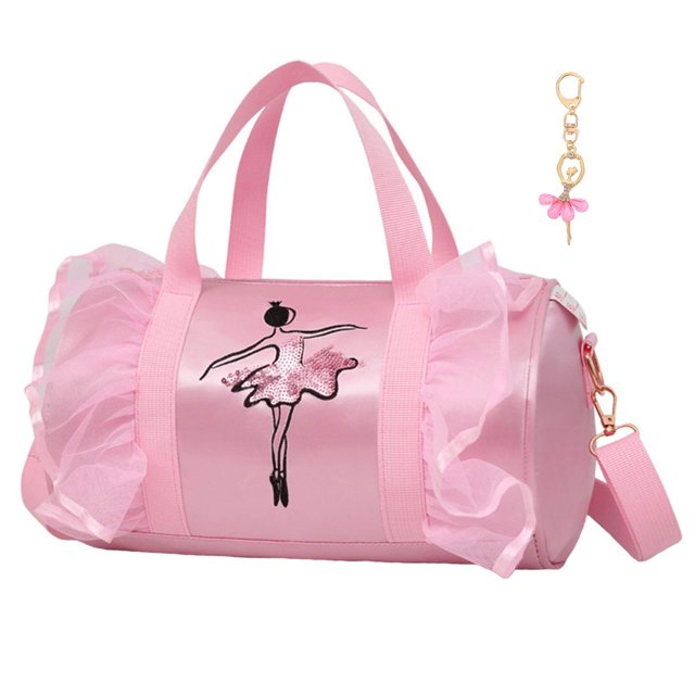 Bolsa de viaje Dorlubel, bonita bolsa de viaje para ballet, gimnasio, rosa