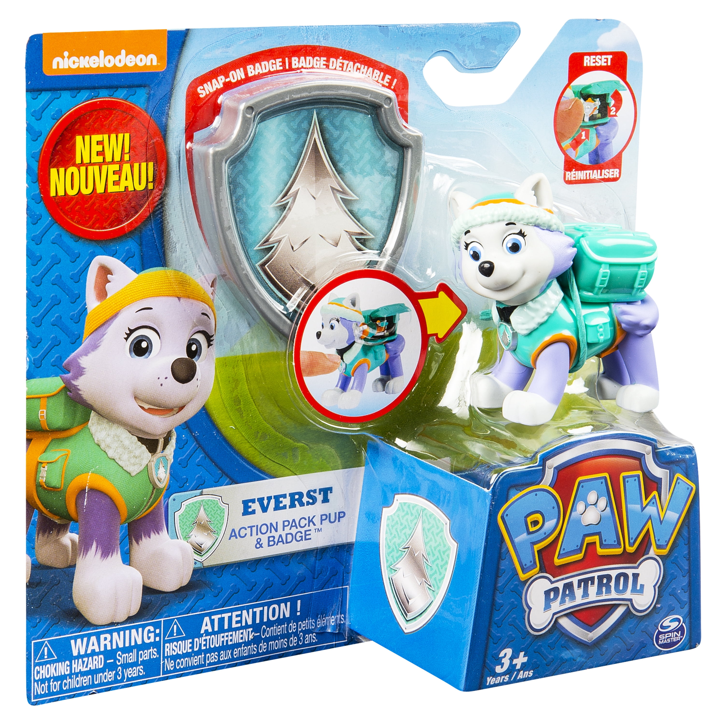Paw Patrol Action Pack Pup & Badge, Everest