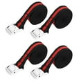 thumbnail image 1 of 4 correas de amarre para carga de coche y camión de 8 pies con hebilla de trinquete para amarre de equipaje, 1 of 12