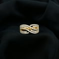 thumbnail image 3 of Rosec Jewels Lab Created Diamond Wedding Band for Women - Statement Infinity Ring - EF-VS Quality, 18K Yellow Gold, US 9.00, 3 of 7