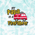 thumbnail image 4 of Inktastic My Papa is a Firefighter with Fire Truck Boys or Girls Baby Bodysuit, 4 of 5