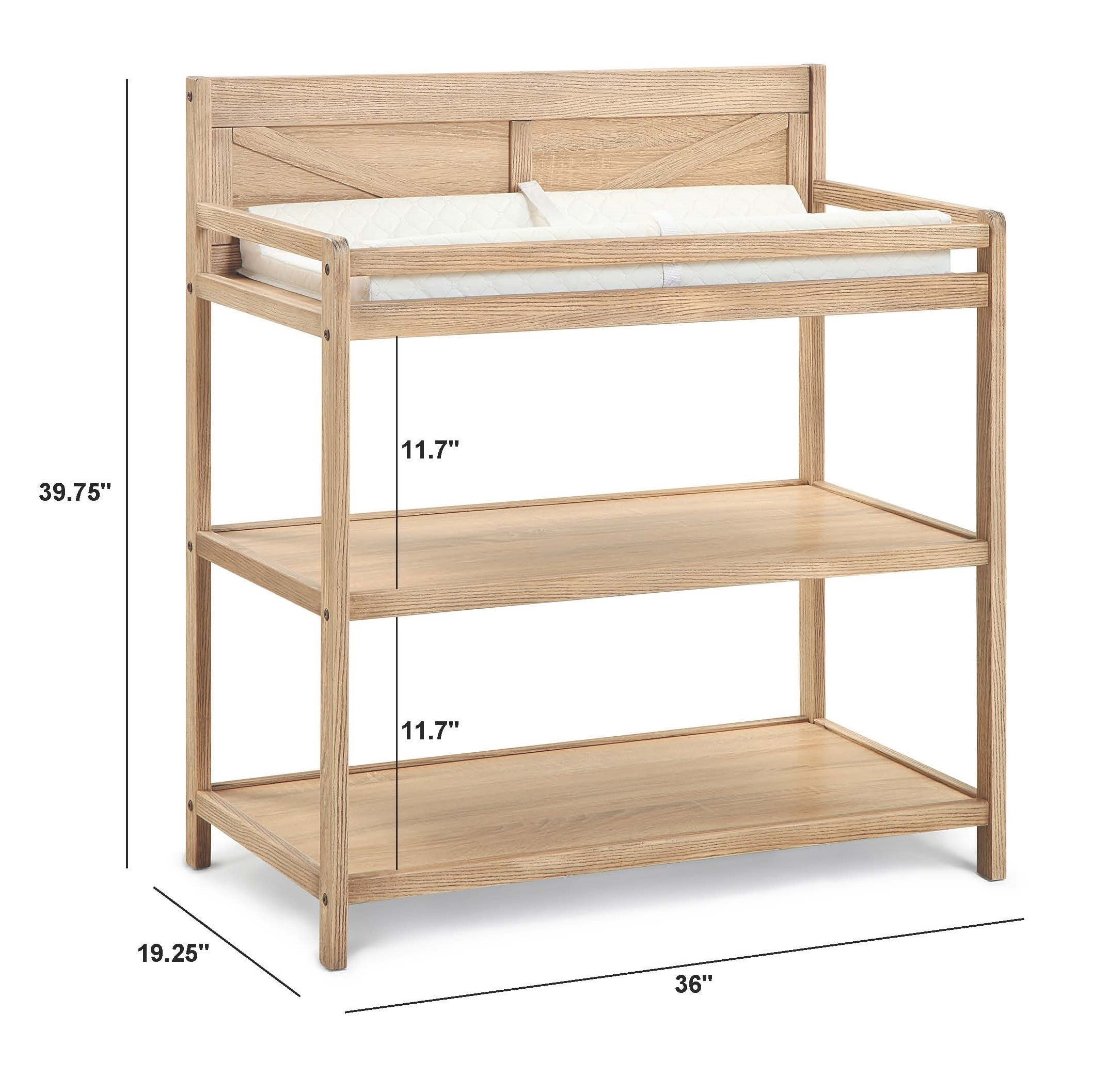 Suite Bebe Barnside Changing Table Beached Oak