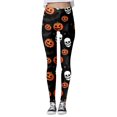 thumbnail image 5 of Womens Halloween Leggings Elastic High Waist Funny Print Slim Fit Lifting Tights Pants Workout Yoga Pants, 5 of 6