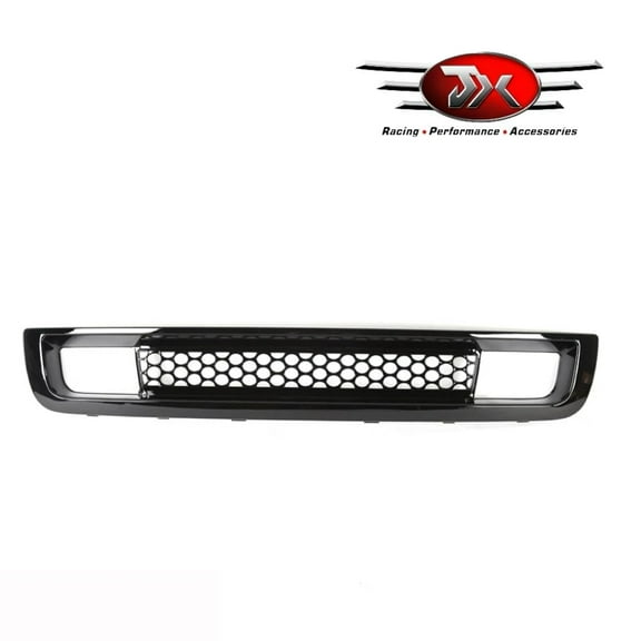 JX RACING·PERFORMANCE·ACCESSORIES Fits GMC Sierra 1500 Denali 2007-2013 Front Bumper Lower Grille Gloss Black