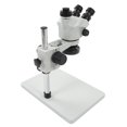 thumbnail image 3 of Trinocular Microscope 24MP 1080P 3.5X To 50X Continuous Zoom Stereo Trinocular Microscope with LED Lamp 100‑240V UK Plug, 3 of 5