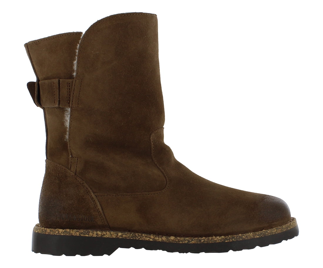 Birkenstock Uppsala Shearling Unisex Shoes Size 5, Color: Dark Tea