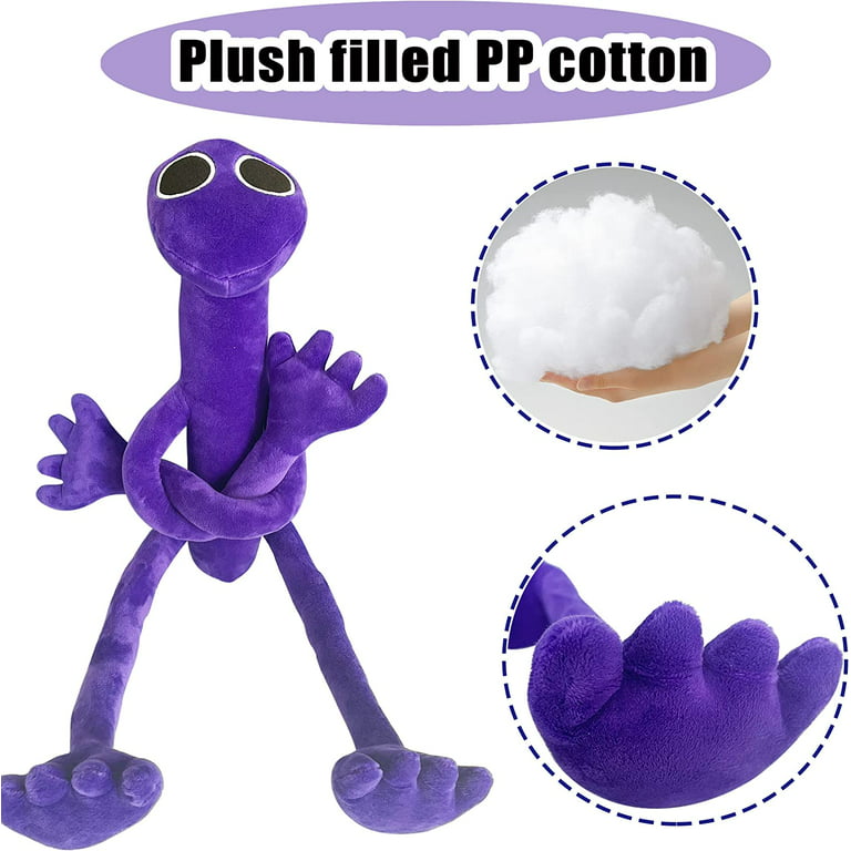 Brand New Rainbow Friends Purple Plush Toy Soft Stuffed Animal