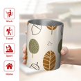 thumbnail image 5 of Floral 12oz Stainless Steel Coffee Mug – Double-Wall Insulated Cup with Spill-Resistant Lid, 360° Full-Print Design, Keeps Drinks Hot & Cold for Home, Office, Travel,Thanksgiving,Christmas, Spring, 5 of 5