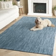 thumbnail image 3 of SAFAVIEH Mabel Blaire Solid Area Rug, Blue/Ivory, 5'3" x 7'6", 3 of 11