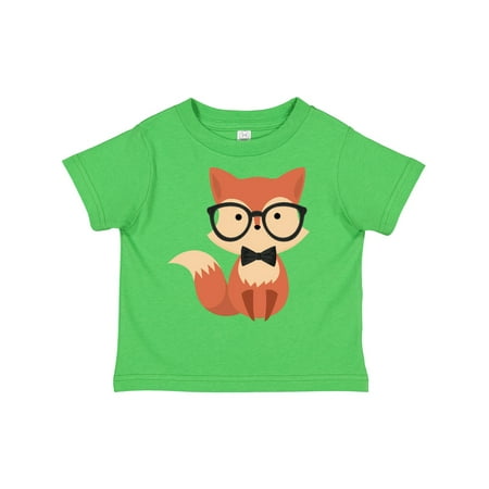 

Inktastic Cute Hipster Fox Gift Toddler Boy or Toddler Girl T-Shirt