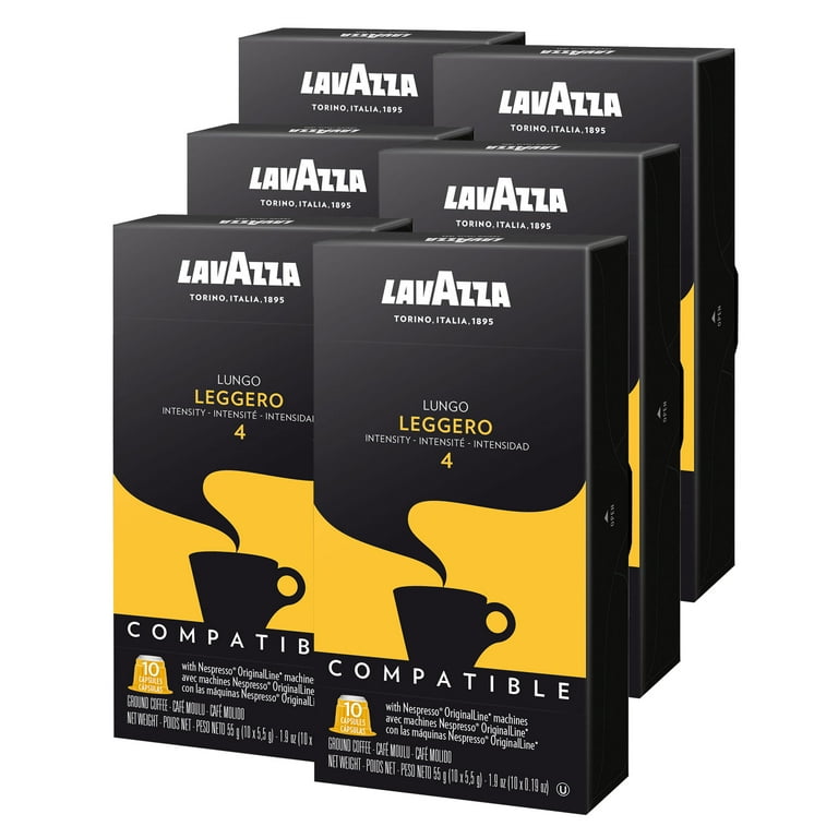 Nespresso OriginalLine Compatible Capsules Variety Ground Coffee by Lavazza  for Unisex - 60 x 0.17 oz Coffee