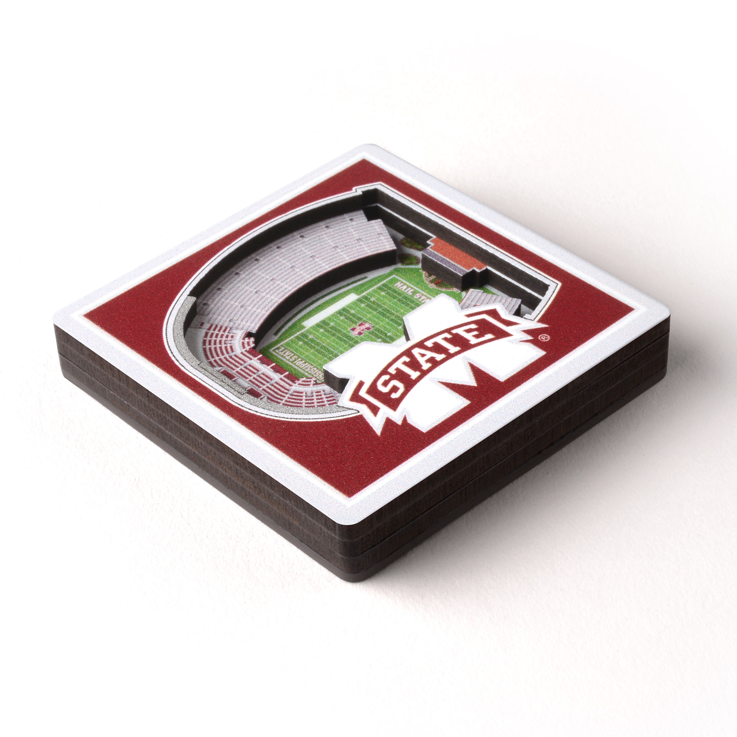 YouTheFan NCAA Mississippi State Bulldogs 3D StadiumView Magnet