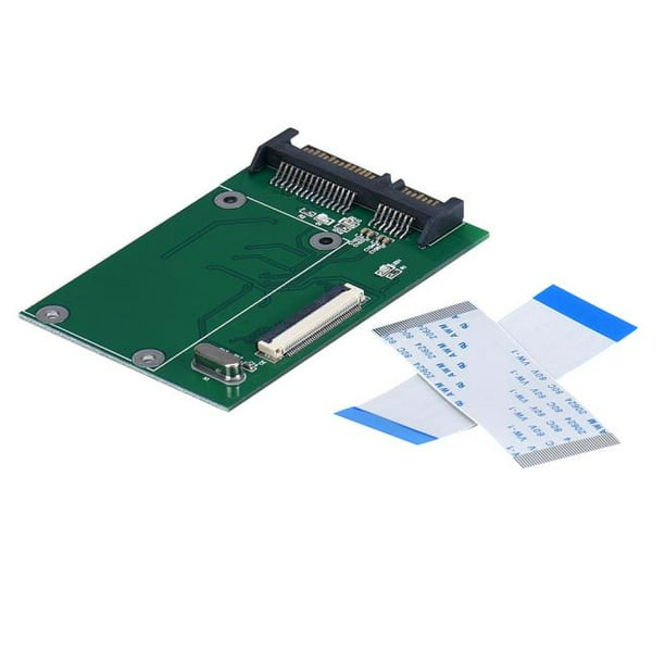 40 Pin Zif Ce 1 8 Inch Ssd Hdd To Sata Male Adapter Converter Board Walmart Com Walmart Com