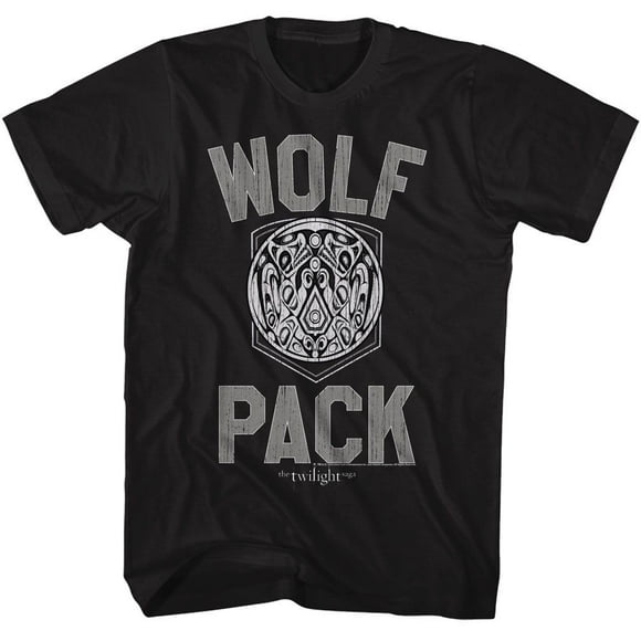Twilight Wolf Pack Black Adult T-Shirt