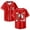 Red, variant on Kill Tony KT Lightning Baseball Jersey Shirt V-Neck Women Men Short Sleeve Streetwear Clothes