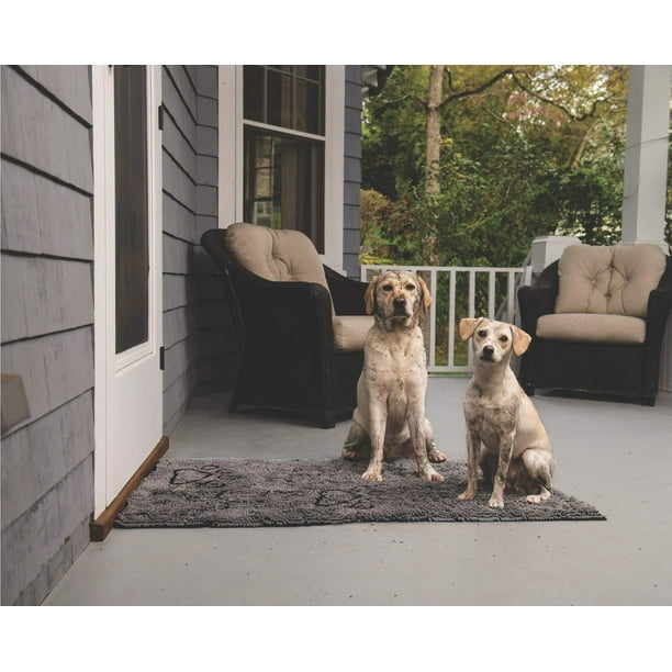 Dirty Dog Doormat Large Grey Walmart