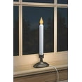 thumbnail image 3 of Xodus Innovations FPC1370A 11 Inch Electric Plug-in Flameless Window Candle with Tilt to Change Flame Color and Dusk to Dawn Light Sensor Timer, Antique Bronze/Black, 3 of 4