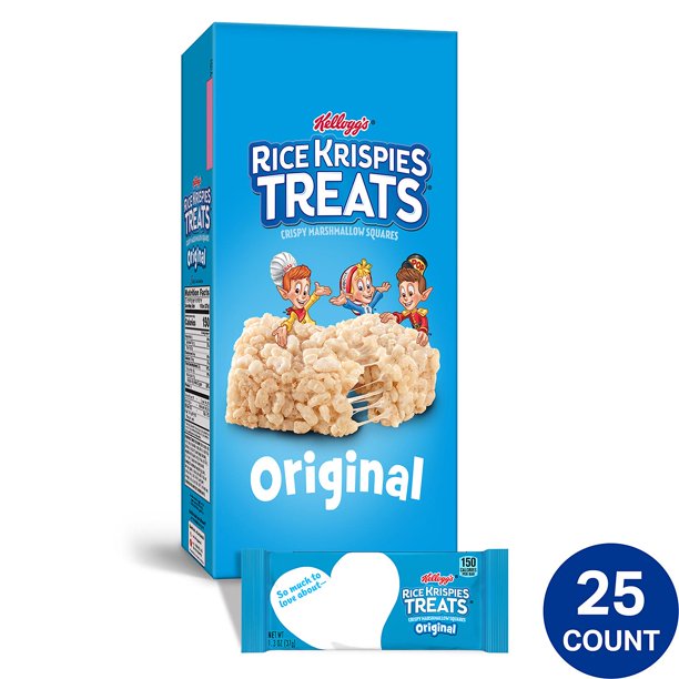 Kellogg's Rice Krispies Treats (1.3 oz., 25 ct.) - Walmart.com