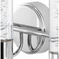 thumbnail image 4 of JONATHAN Y Bolha 18" 3-Light Minimalist Modern Bubble Acrylic/Iron Integrated LED Vanity Light, Chrome, 4 of 8