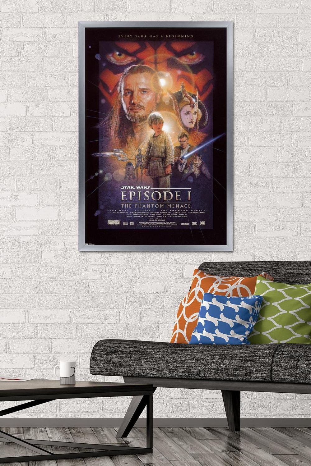 Star Wars: The Phantom Menace - One Sheet Wall Poster, 14.725" x 22.375"