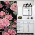 thumbnail image 4 of Cortina De Ducha Para Baño. Cortina De Ducha Con Estampado. Cortina Decorativa Para Baño. 71 X 71 Pulgadas C., 4 of 8