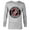Athletic Heather, variant on Marvel Studios Deadpool & Wolverine Chimichangas Claw Slash- Long Sleeve T-Shirt for Men - Customized-White