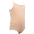 thumbnail image 2 of Girls Camisole Ballet Leotard, Adjustable Straps, Full Front Lining, Soft Cotton Dancewear for Ballet & Gymnastics, 2 of 5