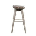 thumbnail image 4 of Esme 29 Inch Swivel Barstool with Contour Seat, Wood, Wire Brushed White, 4 of 5