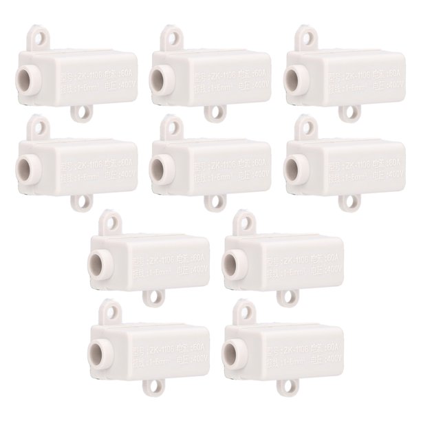 Divisor de cable, 10 piezas, divisor de cable ABS, conector divisor de cable, bloque de terminales de alta potencia, diseño exquisito
